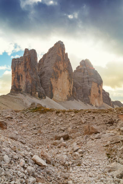istock Tre Cime di Lavaredo in beautiful surroundings in the Dolomites 849486826