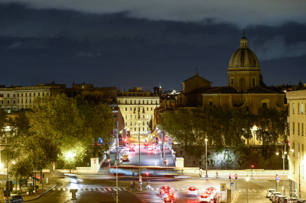 istock Busy intersection of Rome, Italy 849493828