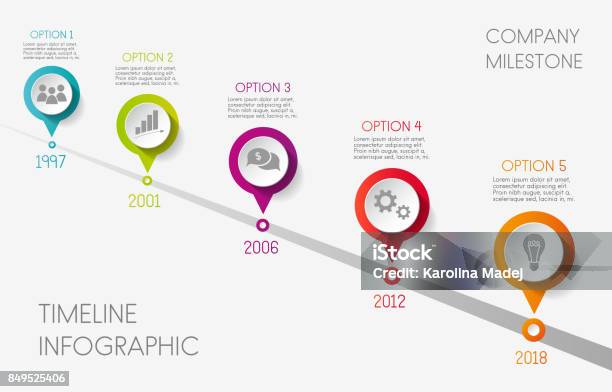 Vetores de Profissional Infográfico 3d Vector e mais imagens de Cronologia - Auxiliar visual - Cronologia - Auxiliar visual, Infográfico, Abstrato