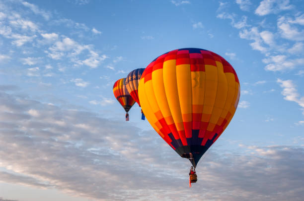 istock Low Angle Image of Hot Air Balloons Launching 849555836