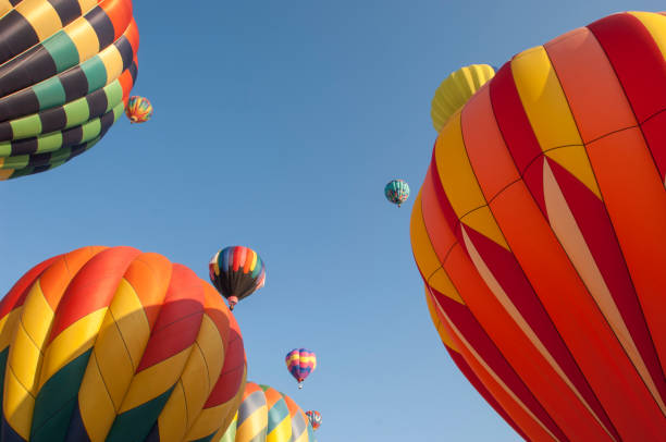 istock Low Angle Image of Hot Air Balloons Launching 849558950