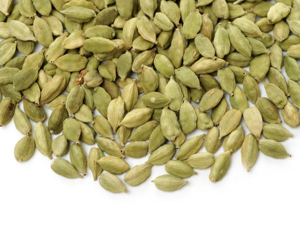 istock Cardamom seeds isolated on white background 849577986