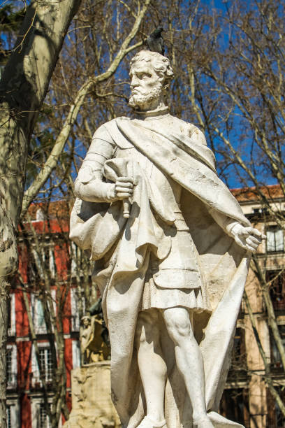 istock Ordono II de Leon monument in Madrid 849583150