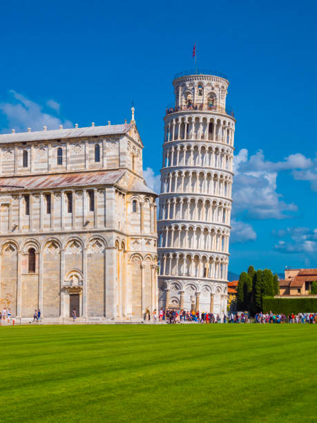 istock The Leaning Tower of Pisa on a sunny day 849618562