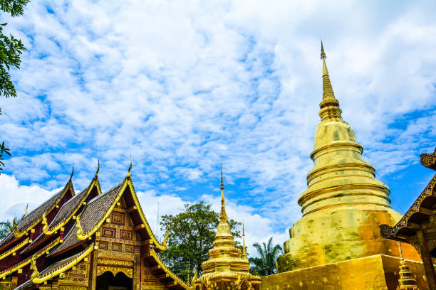 istock temple architecture lanna in chiang mai Thailand 849639800