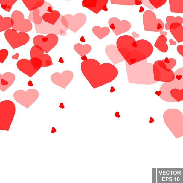 istock Hearts. Background. Valentine's Day. Love. Feelings. Set. For your design. 849683320