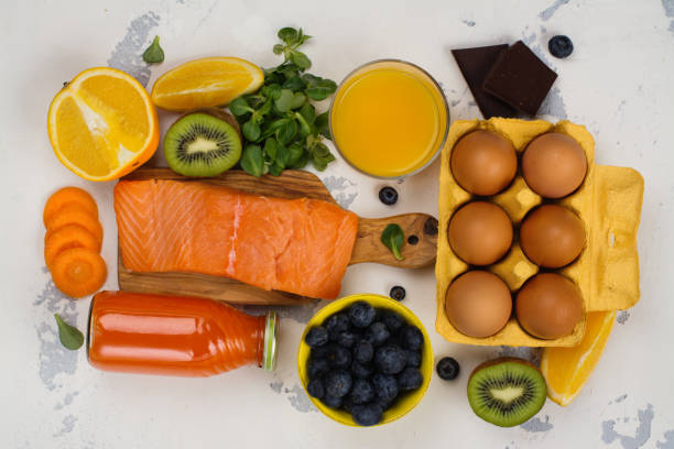 istock Healthy food good for eyes 849691692