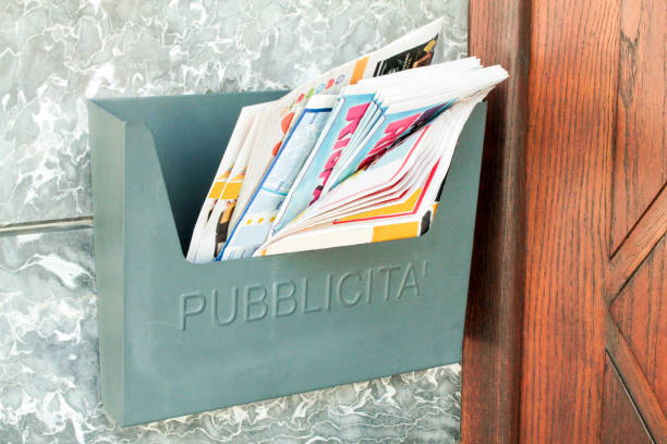 istock old metal box for publicity near a door 849692664