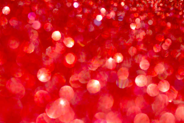 istock Abstract light Red glitter  bokeh background for christmas celebration 849703630