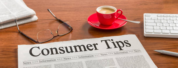 istock A newspaper on a wooden desk - Consumer Tips 849708688