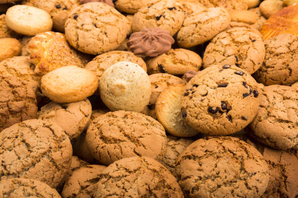 istock Lots of cookies and biscuits background 849721084