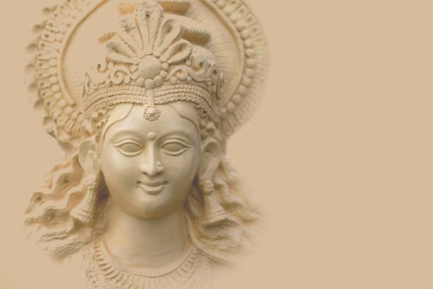 Sculpture of goddess durga