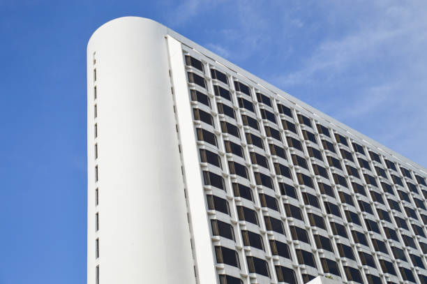 istock Blue skies and buildings 849748784