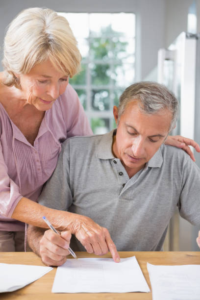 istock Wife showing where to sign 849752806