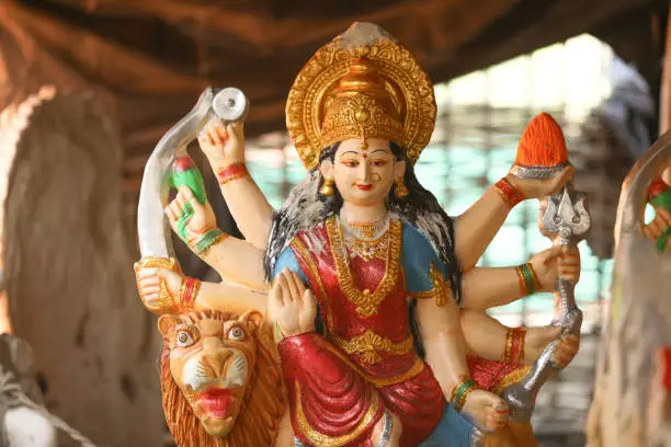 Photo of Sculpture of goddess durga