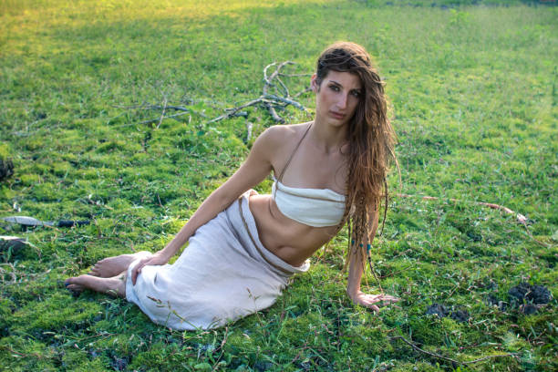 istock Tribal Woman in the forest 849763876