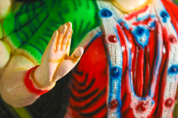 Sculpture of goddess durga