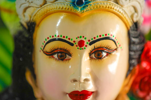 Sculpture of goddess durga