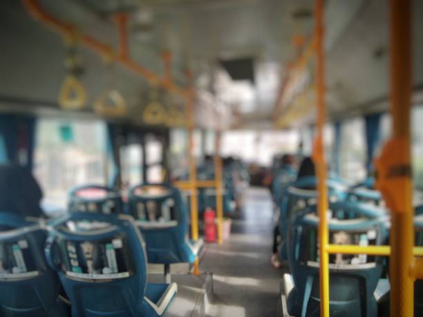 istock blurred seat in the bus for background 849777642