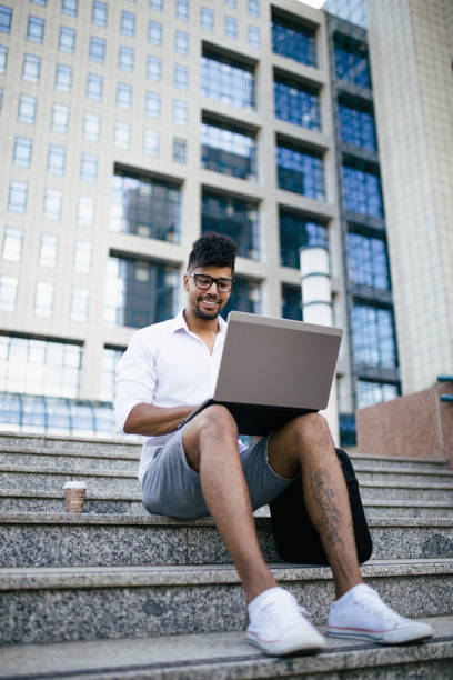 istock Business man in city 849778054