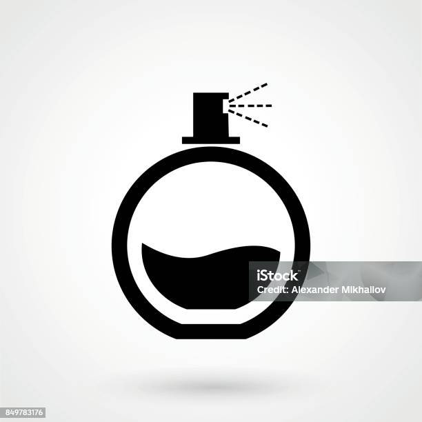 Perfume Icon Isolated On Background Modern Flat Pictogram Business Marketing Internet Concept Trendy Simple Vector Symbol For Web Site Design Or Button To Mobile App Logo Illustration Stock Illustration - Download Image Now