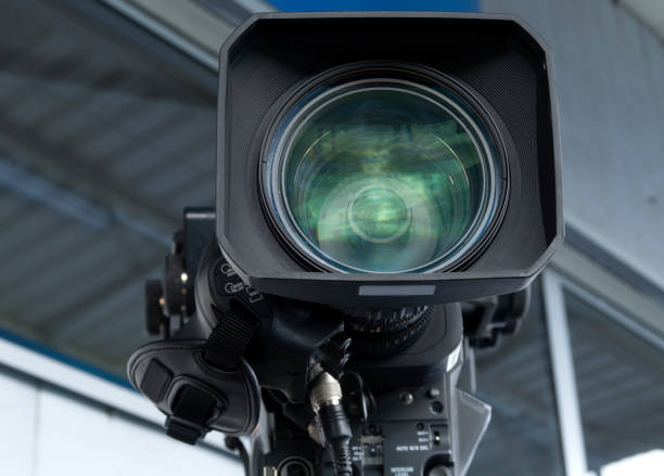 istock tv camera in the football 849790090