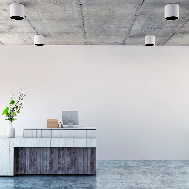 istock Store interior with cashier counter 849794588