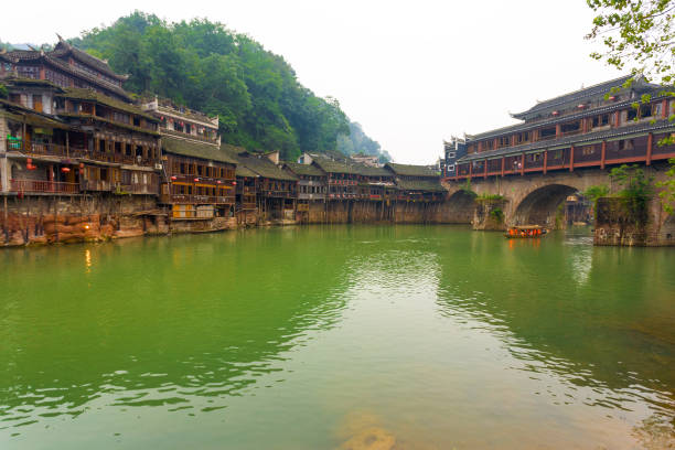 istock Fenghuang Huangsi Phoenix Hong Bridge River 849803022