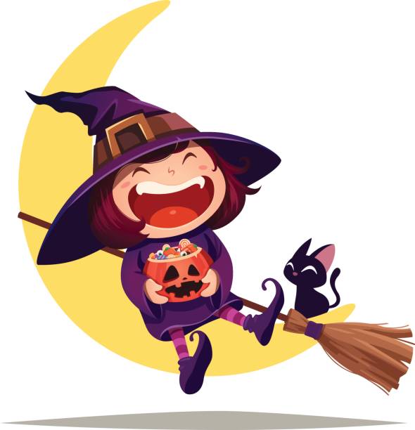 58,837 Witch Cartoon Stock Photos, Pictures & Royalty-Free Images - iStock  | Pumpkin, Witch hat, Witch doctor