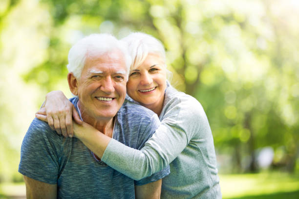 istock Senior Couple In Park 849822928