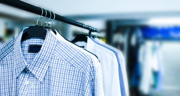 Dry clean Man's wear, businessman, shirts, dry clean baixa stock pictures, royalty-free photos & images