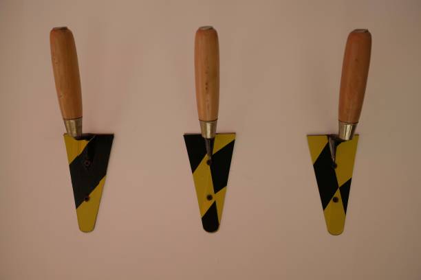 istock trowels used as clothes hangers 849834346