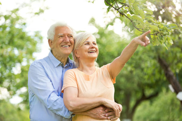 istock Senior Couple In Park 849844884