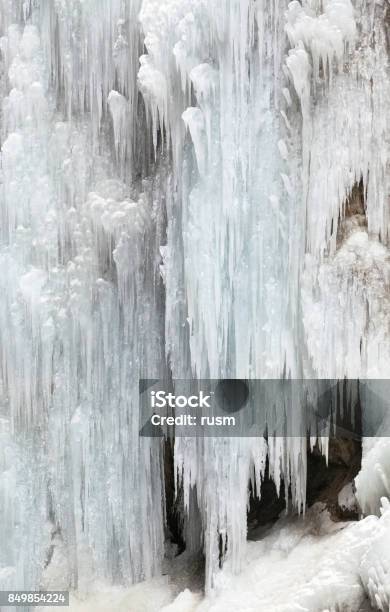 Icicles Winter Background Stock Photo - Download Image Now - Backgrounds, Blank, Clean
