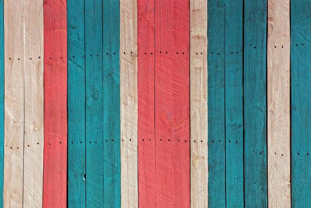 istock bright colored wooden texture from the old fence boards 849854778