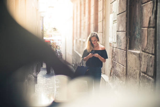 istock Woman walking in the city 849863518