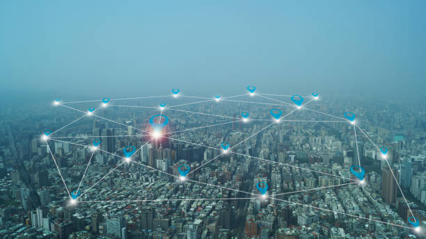 istock City with connection line concept , technology conceptual, internet globalization for business 849863540