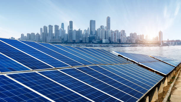 istock Photovoltaic and tall buildings 849870692