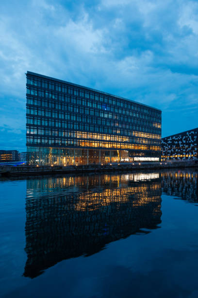 istock Modern commercial buildings beside the canals, Copenaghen 849884932