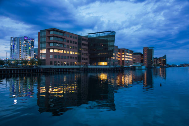 istock Modern commercial buildings beside the canals, Copenaghen 849885354
