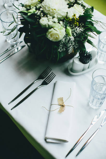 istock Decoration of wedding table 849890078