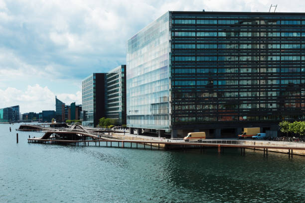 istock Modern buildings on the river in Copenhagen 849898382