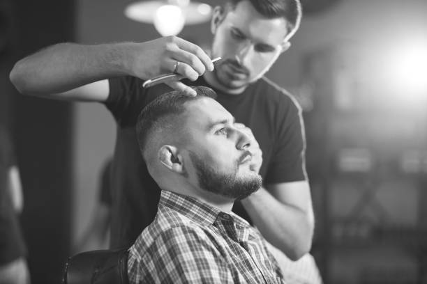 istock Young man at the barbershop 849913314