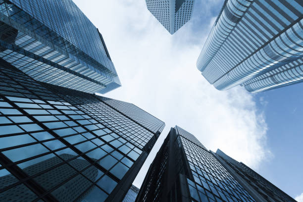 istock Skyline with skyscrapers, high-rise towers 849926770