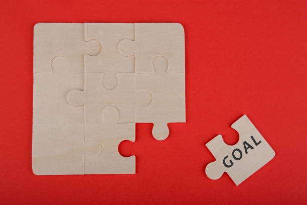 istock Jigsaw Puzzle Pieces with words 