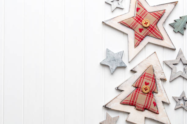 istock Vintage Christmas background with Christmas decoration. 849938586