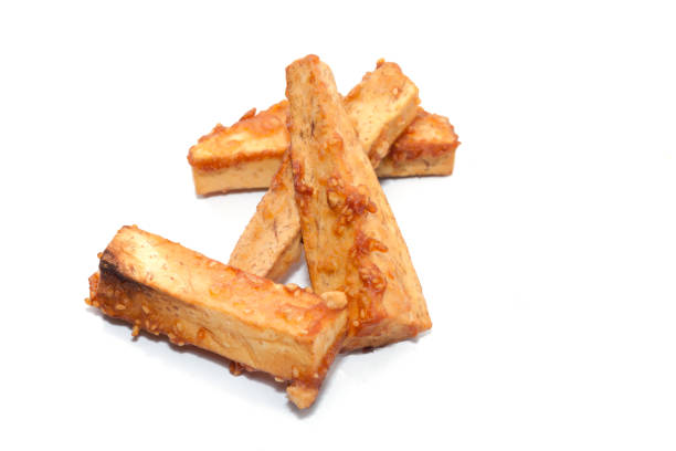 istock deep-fried sliced taro on wooden plate 849939884