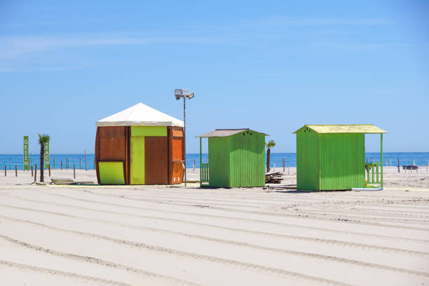 istock Beach bar on a beach . Ice cream kiosk at the beach 850013782