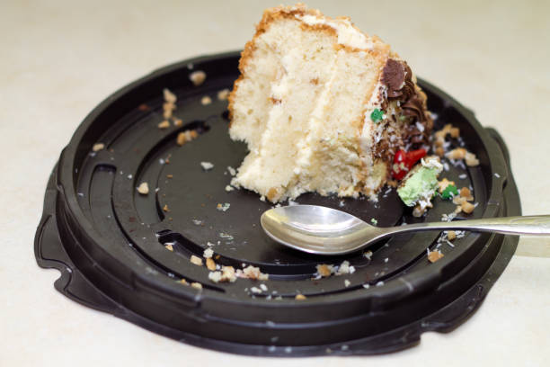istock piece of cake and dessert spoon 850018876