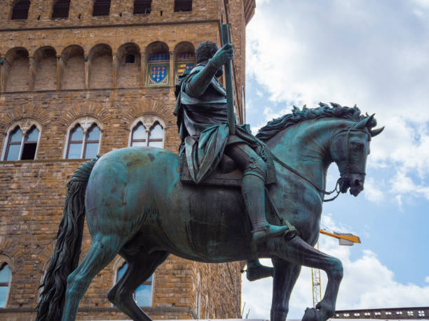istock Cosimo Statue on Signoria Square in Florence (called Equestrian Statue of Cosimo) 850049436